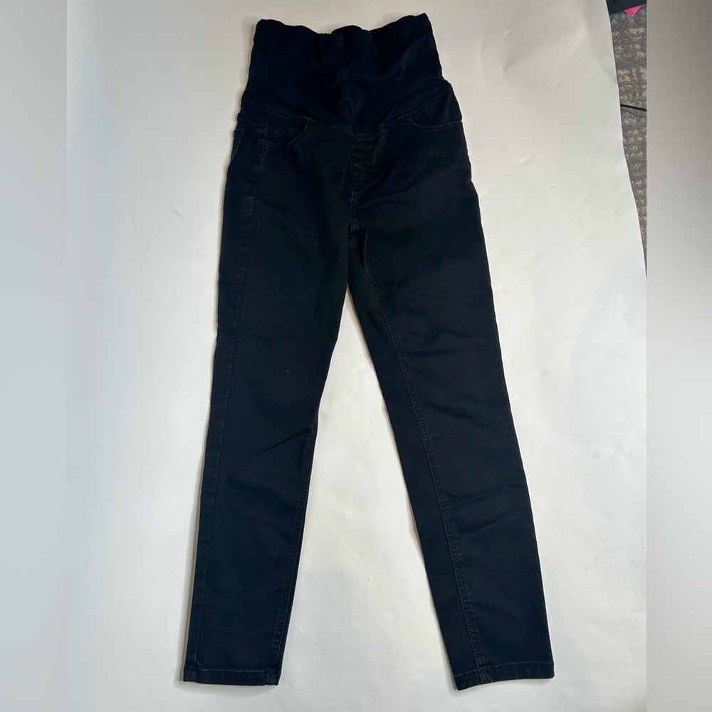 Cotton On Black Skinny Over the Bump Maternity Jeans
